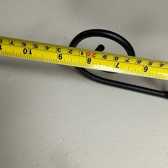 Vintage wrought iron stand holder with Appetizer Tray in cobalt blue - Picture 11 of 17